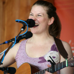 Celia Woodsmith with Della Mae at Gettysburg (May 20, 2012) - photo by Frank Baker