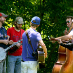 Mountain Heart warming up before their afternoon set at Gettysburg (May 17, 2012) - photo by Frank Baker