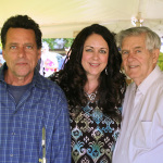 Donna Ulisse with her brother and father at Gettysburg (May 17, 2012) - photo by Frank Baker