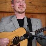 Duane Sparks with Joe Mullins & the Radio Ramblers at the August 2013 Gettysburg Bluegrass Festival - photo by Frank Baker