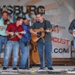 Junior Sisk & Rambler\'s Choice at the August 2013 Gettysburg Bluegrass Festival - photo by Frank Baker