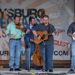 Junior Sisk & Rambler's Choice at the August 2013 Gettysburg Bluegrass Festival - photo by Frank Baker