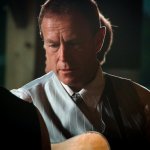 Allan Spinney with The Spinney Brothers at the August 2013 Gettysburg Bluegrass Festival - photo by Frank Baker