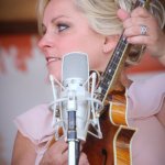Rhonda Vincent at the August 2013 Gettysburg Bluegrass Festival - photo by Frank Baker