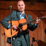 Josh Williams with Rhonda Vincent at the August 2013 Gettysburg Bluegrass Festival - photo by Frank Baker