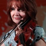 Tammy Rogers with The Steeldrivers at the August 2013 Gettysburg Bluegrass Festival - photo by Frank Baker