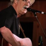 Dudley Connell with Seldom Scene at the August 2013 Gettysburg Bluegrass Festival - photo by Frank Baker