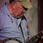 Ben Eldridge with Seldom Scene at the August 2013 Gettysburg Bluegrass Festival - photo by Frank Baker