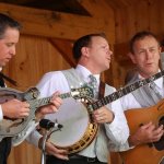 The Spinney Brothers at the August 2013 Gettysburg Bluegrass Festival - photo by Frank Baker