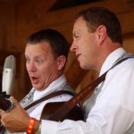 The Spinney Brothers at the August 2013 Gettysburg Bluegrass Festival - photo by Frank Baker