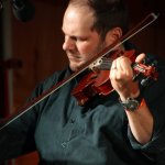 Troy Engle with The Kenny & Amanda Smith Band at the Gettysburg Bluegrass Festival (5/16/13) - photo by Frank Baker