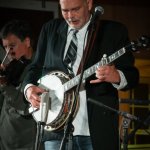 Sammy Shelor with Lonesome River Band at Gettysburg Bluegrass Festival (May 17,2013) - photo by Frank Baker