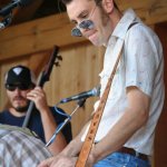 Chad Graves with The Hillbenders at Gettysburg (August 2012) - photo by Frank baker