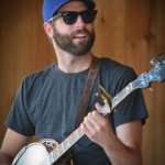 Mark Cassidy with The Hillbenders at Gettysburg (August 2012) - photo by Frank baker