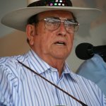 Bobby Osborne at Gettysburg (August 2012) - photo by Frank Baker