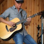 Seth Taylor with Mountain Heart at Gettysburg (August 2012) - photo by Frank Baker
