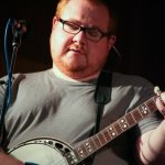 Josh Miller with NewFound Road at Gettysburg (August 2012) - photo by Frank Baker
