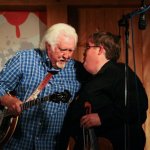 J.D. Crowe and Michael Cleveland at Gettysburg (August 2012) - photo by Frank Baker