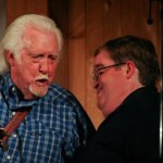 J.D. Crowe and Michael Cleveland at Gettysburg (August 2012) - photo by Frank Baker