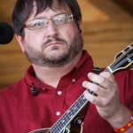 Ron Webb with Circa Blue at Gettysburg (August 2013) - photo © Frank Baker