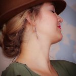 Shelby Means with Della Mae at Gettysburg (August 2013) - photo © Frank Baker