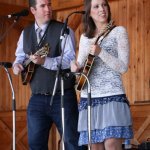 Darin & Brooke Aldridge at the 2013 August Gettysburg Bluegrass Festival - photo © Frank Baker