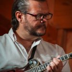 Jason Burleson with Blue Highway at the 2013 August Gettysburg Bluegrass Festival - photo © Frank Baker