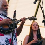 David Grisman and Sarah Jarosz at Grand Targhee 2012 - photo by Jason Lombard
