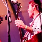 Chris Pandolfi with Infamous Stringdusters at Grand Targhee 2012 - photo by Jason Lombard