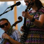 Nat Smith and Sarah Jarosz at Grand Targhee 2012 - photo by Jason Lombard