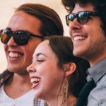 Nat Smith, Sarah Jarosz and Alex Hargreaves at Grand Targhee 2012 - photo by Jason Lombard