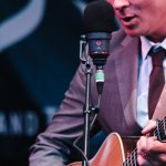 Woody Platt with Steep Canyon Rangers at Grand Targhee 2012 - photo by Jason Lombard
