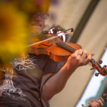 Parts of Jeremy Garrett with Infamous Stringdusters at the 2013 Grand Targhee Bluegrass Festival - photo © Jason Lombard