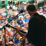 Chris Pandolfi with Infamous Stringdusters at the 2013 Grand Targhee Bluegrass Festival - photo © Jason Lombard