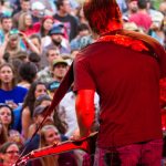 Andy Hall with Infamous Stringdusters at the 2013 Grand Targhee Bluegrass Festival - photo © Jason Lombard