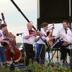 Jerry Douglas\' retro bluegrass band at Grey Fox 2013 - photo by David Moultrup