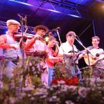 Casey Driessen, Dom Flemons, Barry Bales, Tim O\'Brien and Bryan Sutton at Grey Fox 2013 - photo by David Moultrup