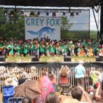 The I2013 Bluegrass Academy For Kids class at Grey Fox - photo by David Moultrup
