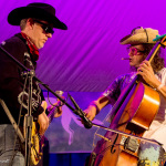 Slade and Blotto Otto with Red Knuckles & The Trailblazers at Grey Fox 2015 - photo by Tara Linhardt