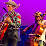 Wendell Mercantile and Blotto Otto with Red Knuckles & The Trailblazers at Grey Fox 2015 - photo by Tara Linhardt
