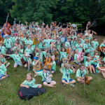 Kids Academy kids at the 2015 Grey Fox Bluegrass Festival - photo by Dave Weiland