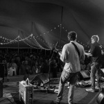 Love Canon rocking the dance tent at the 2015 Grey Fox Bluegrass Festival - photo by Tara Linhardt