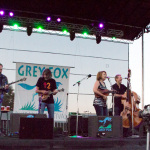 Steeldrivers on the High Meadow Stage at the 2015 Grey Fox Bluegrass Festival - photo by Tara Linhardt