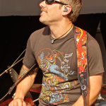 Andy Hall with The Infamous Stringdusters at Harborfest (June 9, 2012) - photo by Woody Edwards