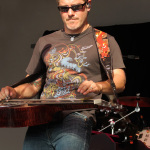 Andy Hall with The Infamous Stringdusters at Harborfest (June 9, 2012) - photo by Woody Edwards