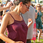 Dancing to The Infamous Stringdusters at Harborfest (June 9, 2012) - photo by Woody Edwards