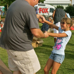 Dancing to The Infamous Stringdusters at Harborfest (June 9, 2012) - photo by Woody Edwards