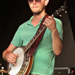 Chris Pandolfi with The Infamous Stringdusters at Harborfest (June 9, 2012) - photo by Woody Edwards
