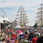 Tall ships at Harborfest (June 9, 2012) - photo by Woody Edwards