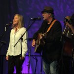 Sally Love and Dudley Connell at the Hazel Dickens Tribute (IBMA 2012) - photo by David Morris